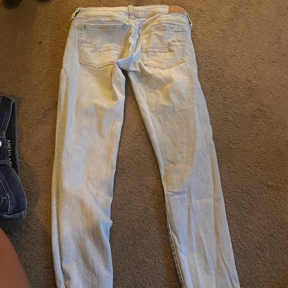 Light washed American eagle jeans